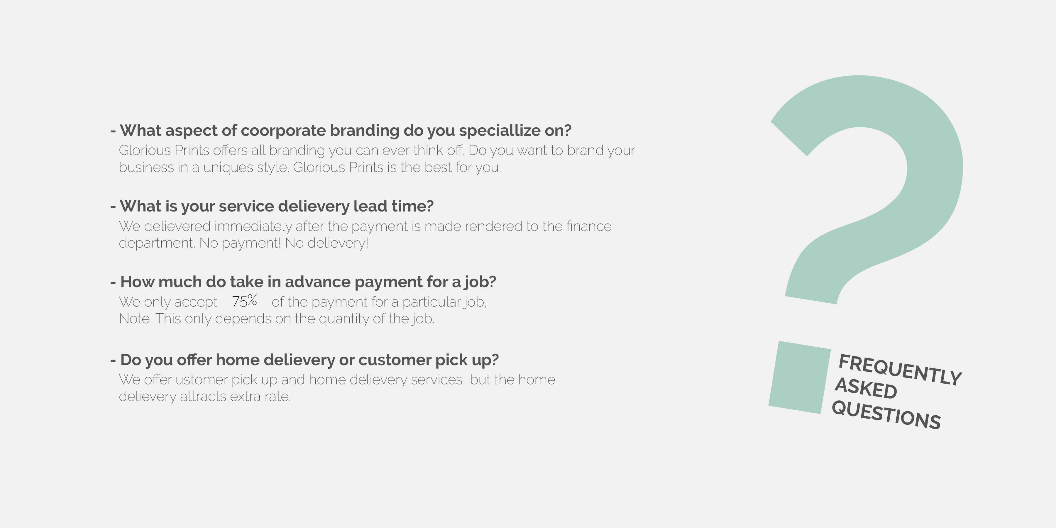 frequently asked questions