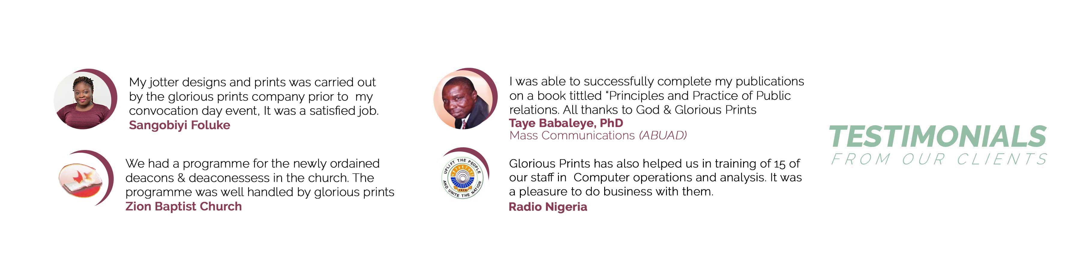 testimonials